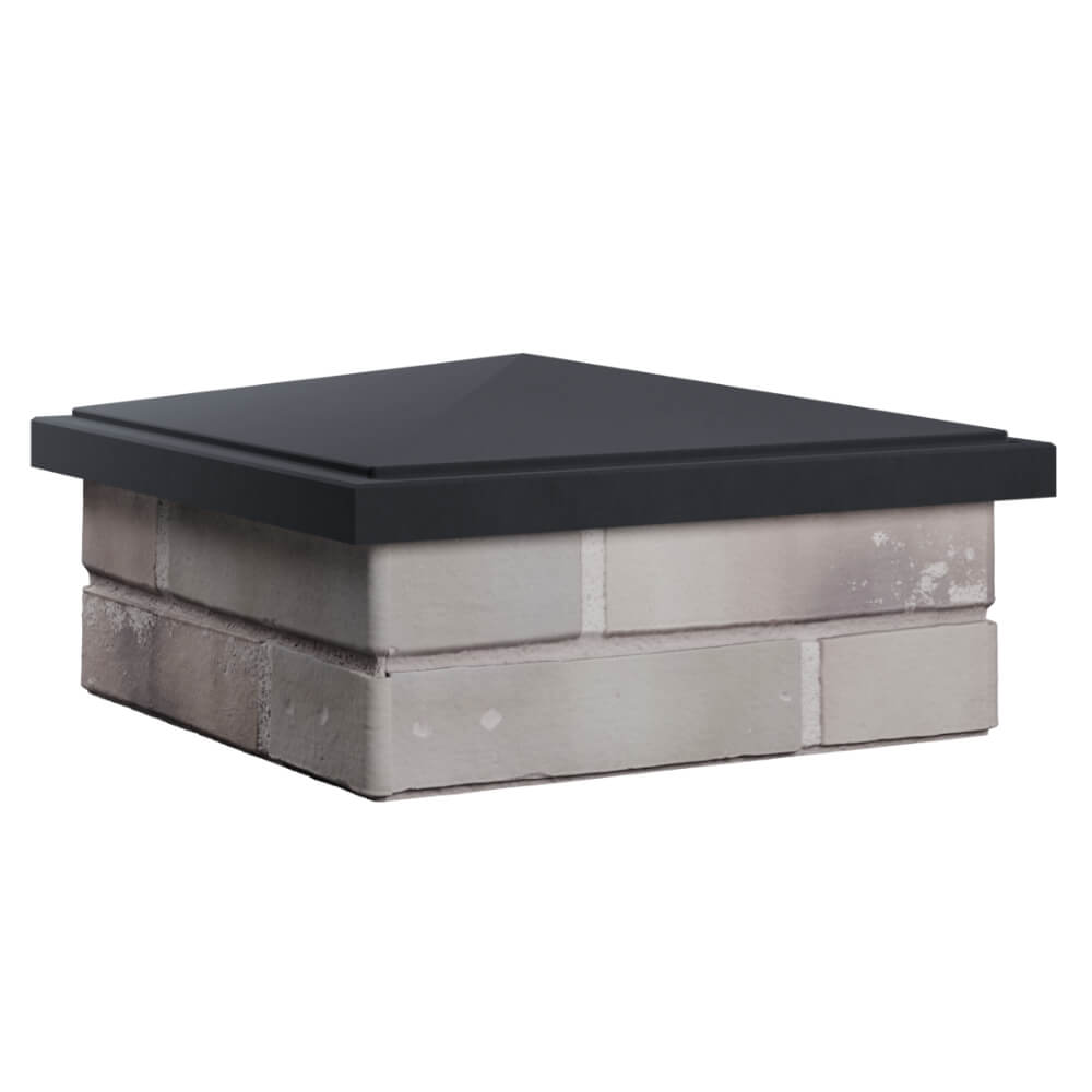 Колпак Zking БонаМоно Серый на столб 1.5х1.5 кирпича (385х385, 400х400мм) в Магнитогорске фото