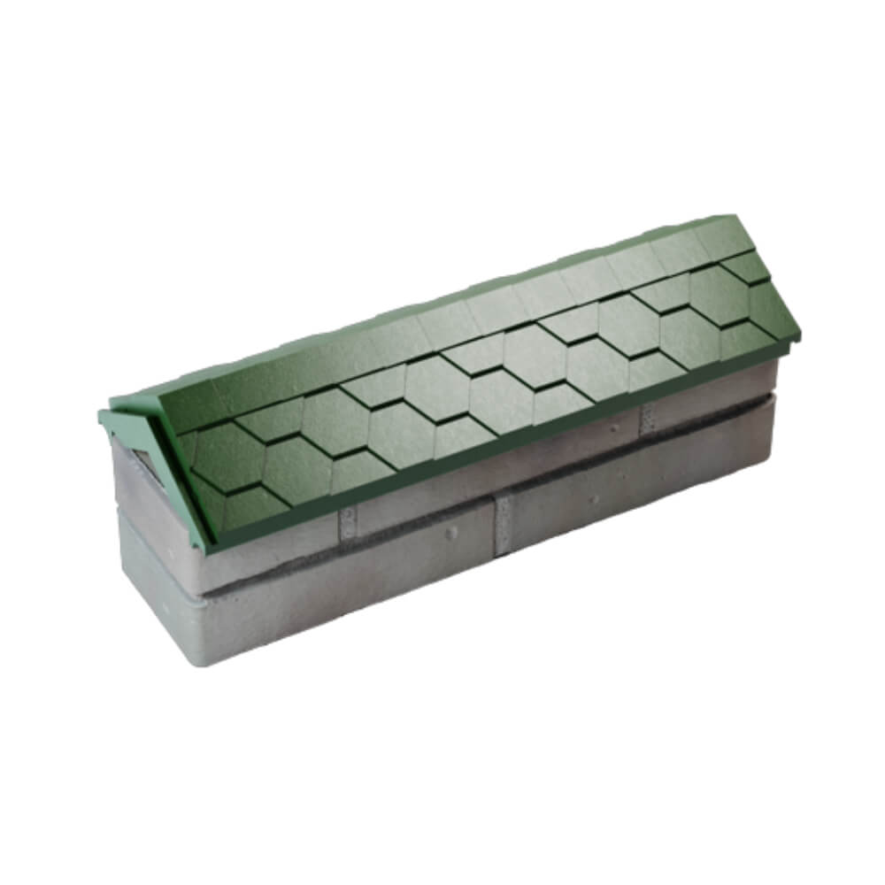 Парапет Zking Эверест Зеленый с посадкой на 0.5 кирпича (130мм) в Магнитогорске фото