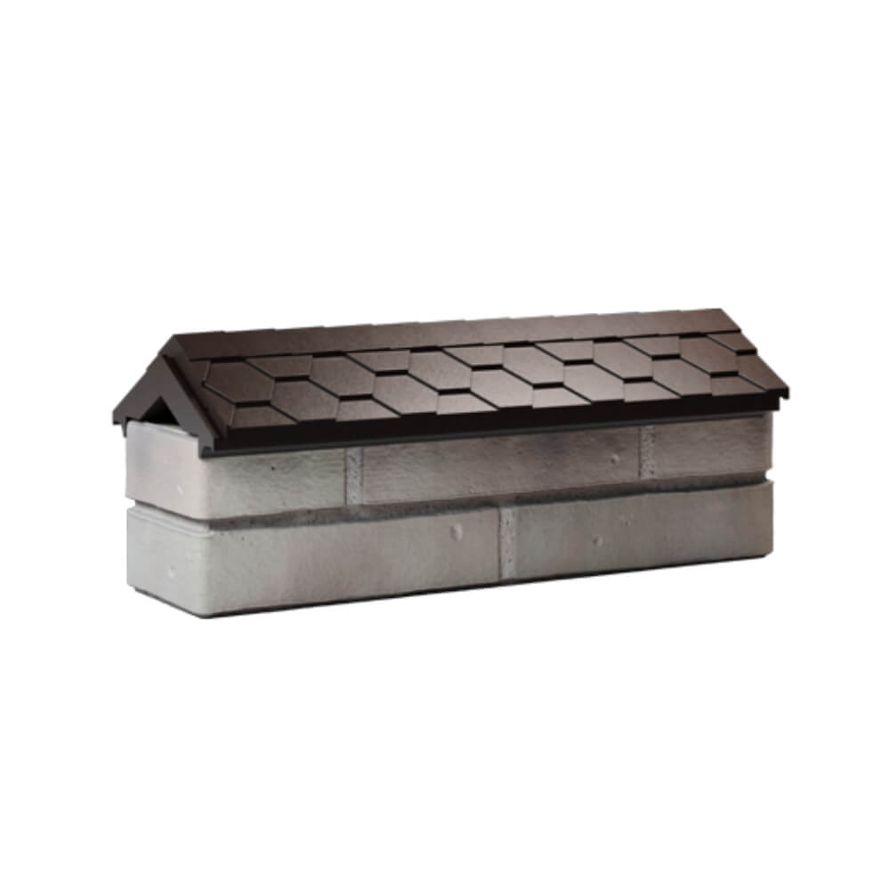 Парапет Zking Эверест Коричневый с посадкой на 0.5 кирпича (130мм) Магнитогорск фото