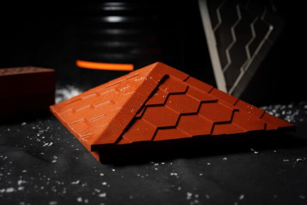 Колпак Zking Эверест Красный на столб 1.5х1.5 кирпича (390х390мм) в Магнитогорске фото