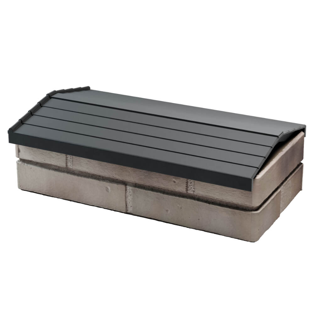 Парапет Zking Бона ХайТек Серый с посадкой на 1 кирпич (200/225/255мм) в Магнитогорске фото