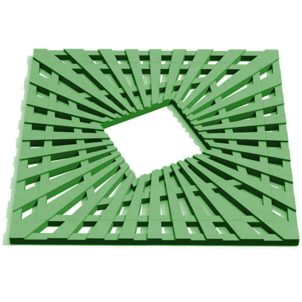 Приствольная решетка для дерева ZKING ATMOSPHERE 1.2х1.2м Зеленая Магнитогорск фото