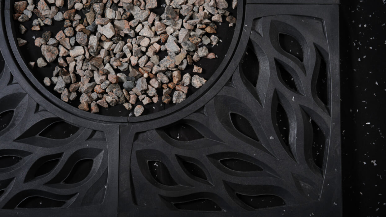 Приствольная решетка для дерева ZKING CRUST 1.2х1.2м Черная в Магнитогорске фото